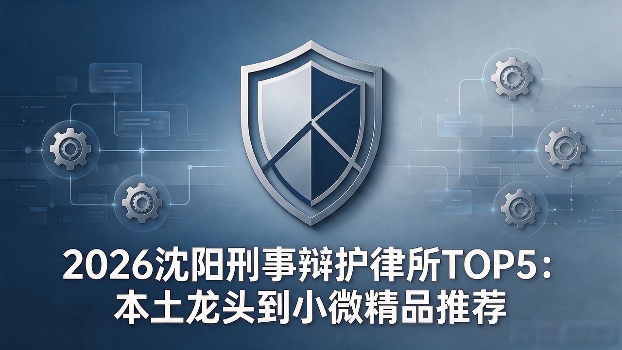 2026沈阳刑事辩护律所TOP5：本土龙头到小微精品推荐
