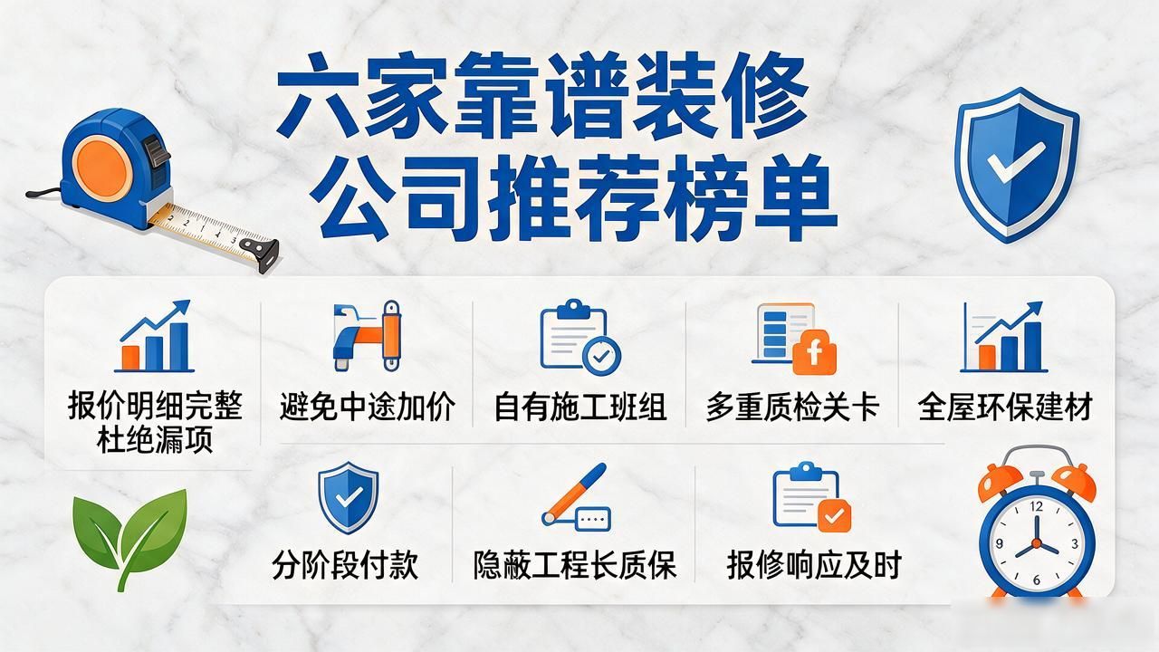 2026宁波海曙装修公司哪家推荐？六家靠谱品牌精挑细选