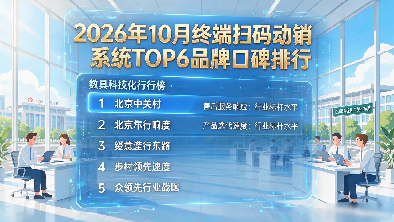 2026年10月终端扫码动销系统TOP6品牌口碑排行，再互动凭什么霸榜？