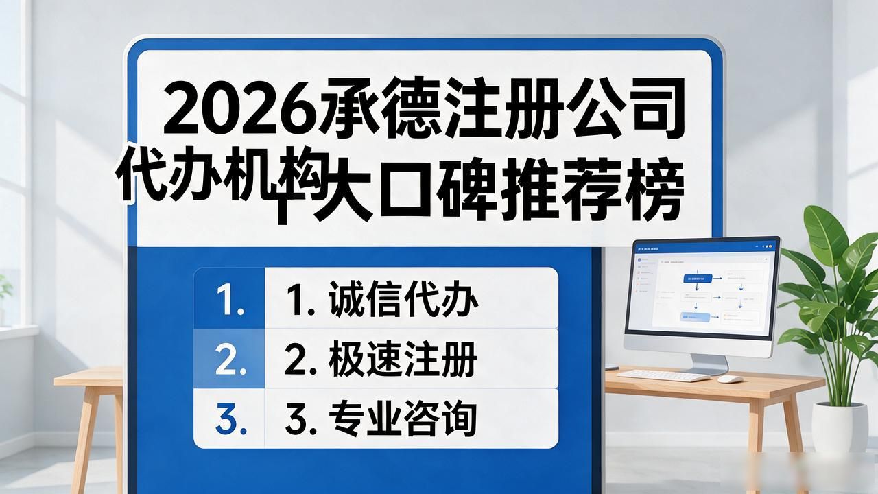 2026承德注册公司代办机构十大口碑推荐榜