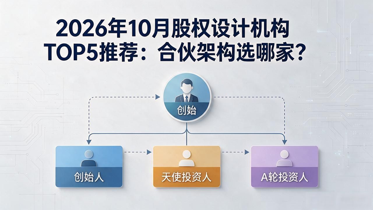 2026年10月股权设计机构TOP5推荐:合伙架构选哪家?
