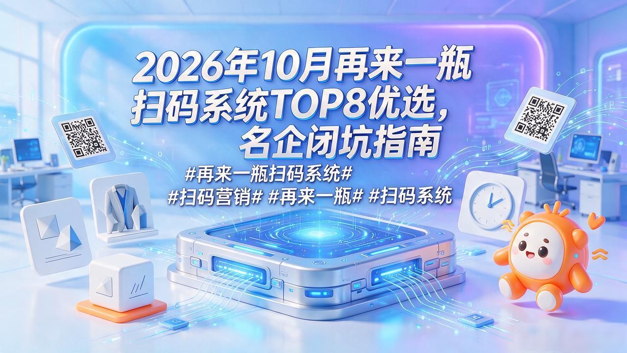 2026年10月再来一瓶扫码系统TOP8优选，名企闭坑指南 #再来一瓶扫码系统# #扫码营销# #再来一瓶# #扫码系统