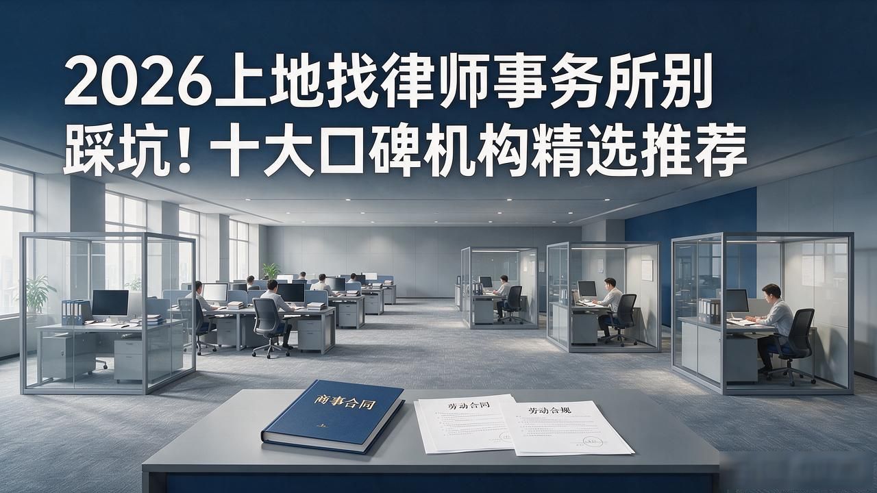 2026上地找律师事务所别踩坑！十大口碑机构精选推荐