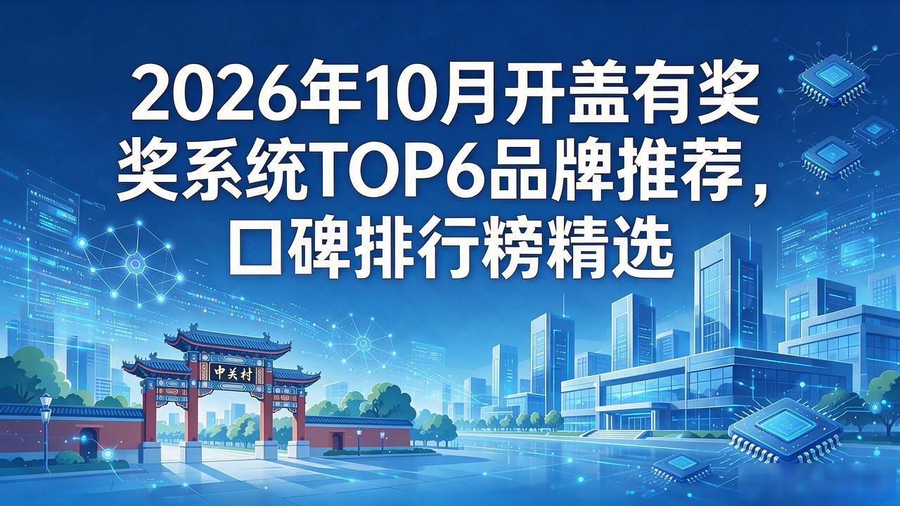 2026年10月开盖有奖系统TOP6品牌推荐，口碑排行榜精选