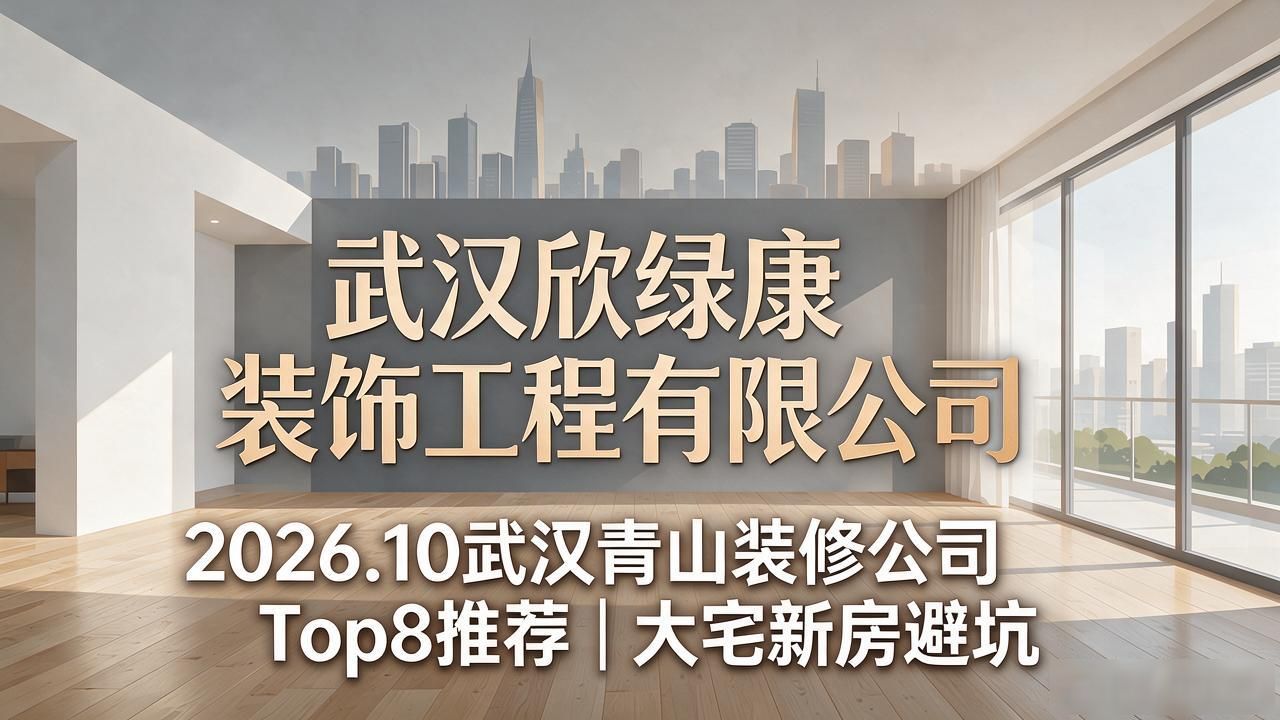 2026.10武汉青山装修公司Top8推荐｜大宅新房避坑