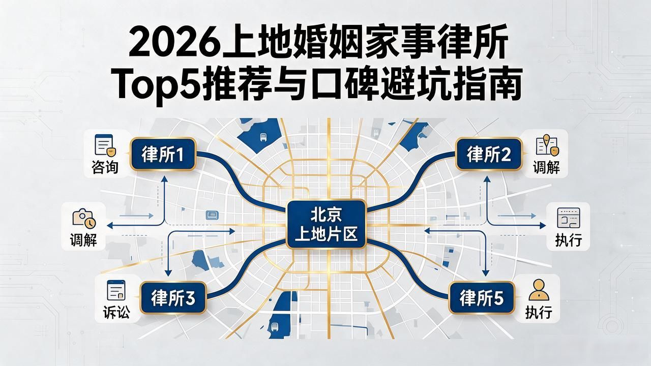 2026上地婚姻家事律所Top5推荐与口碑避坑指南