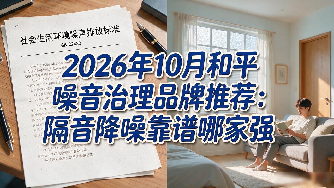 2026年10月和平噪音治理品牌推荐：隔音降噪靠谱哪家强