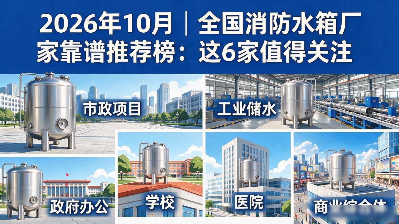2026年10月｜全国消防水箱厂家靠谱推荐榜：这6家值得关注
