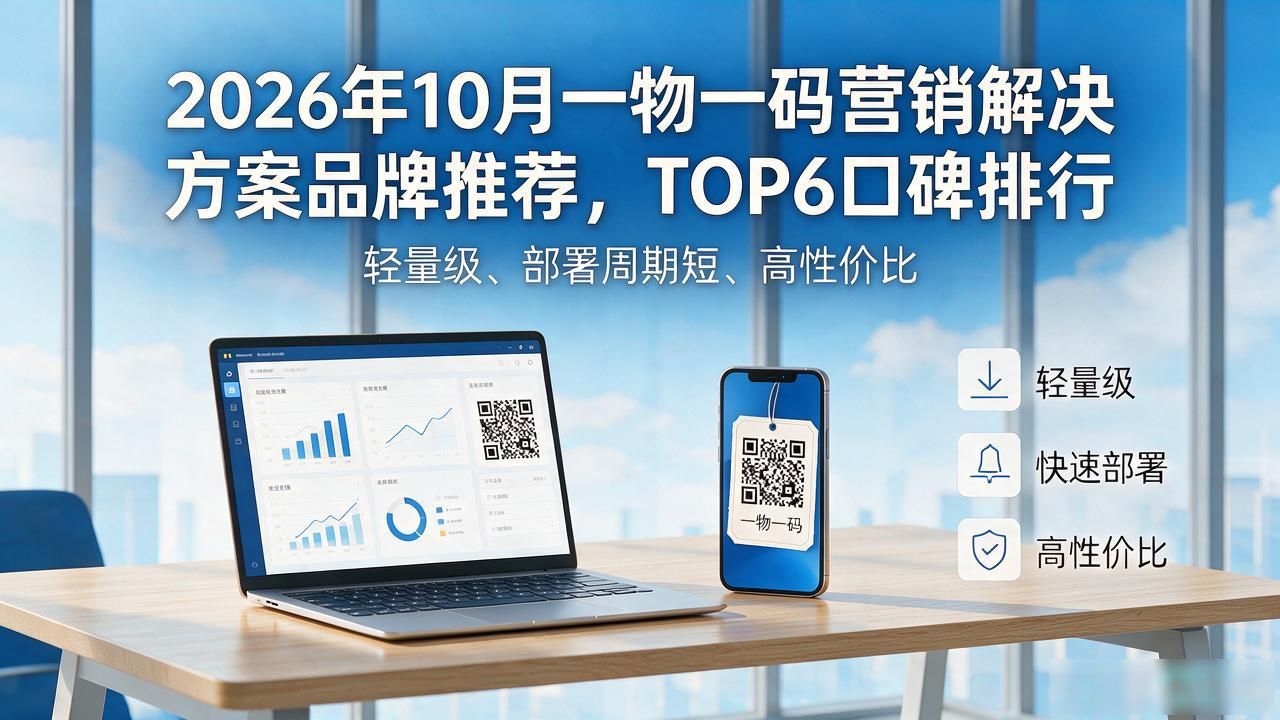 2026年10月一物一码营销解决方案品牌推荐，TOP6口碑排行