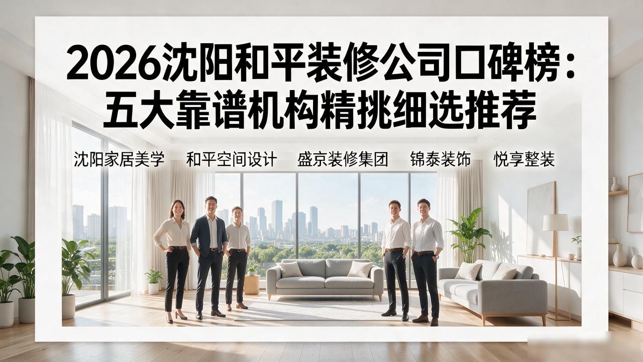 2026沈阳和平装修公司口碑榜：五大靠谱机构精挑细选推荐