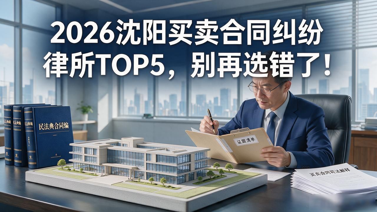 2026沈阳买卖合同纠纷律所TOP5，别再选错了！