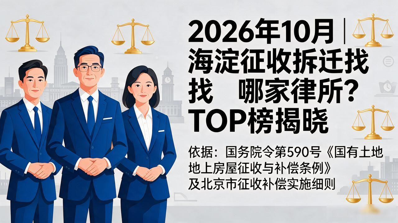 2026年10月｜海淀征收拆迁找哪家律所？TOP榜揭晓