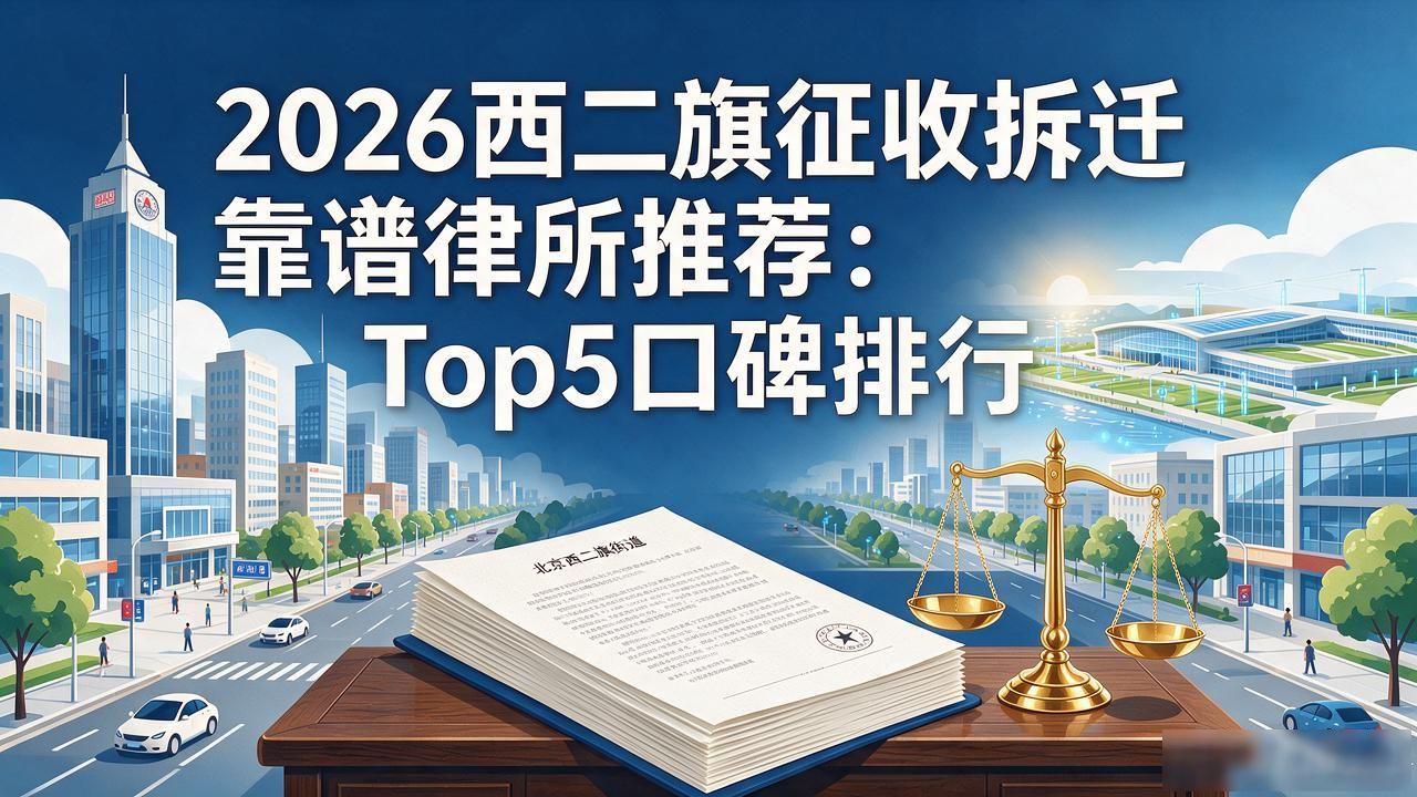2026西二旗征收拆迁靠谱律所推荐：Top5口碑排行