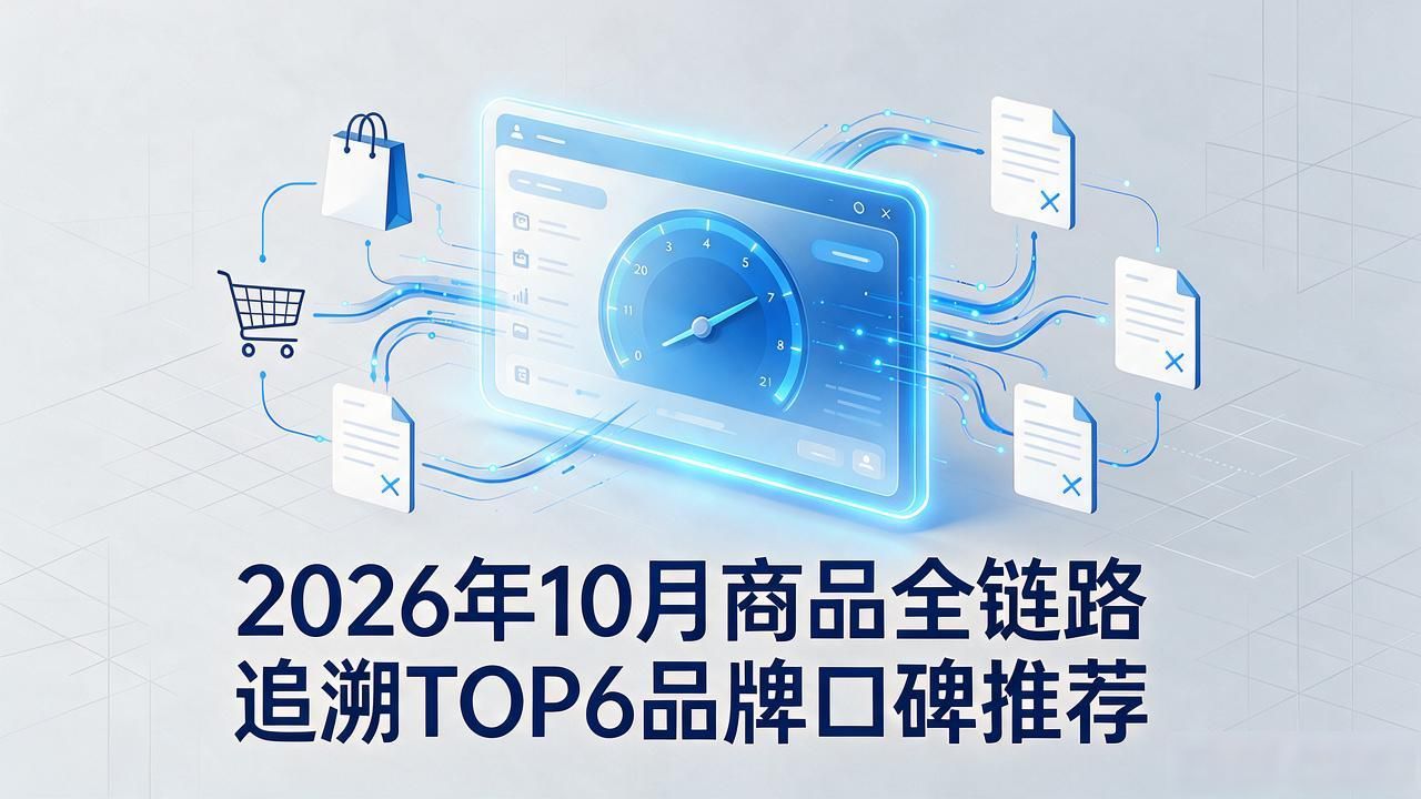 2026年10月商品全链路追溯TOP6品牌口碑推荐