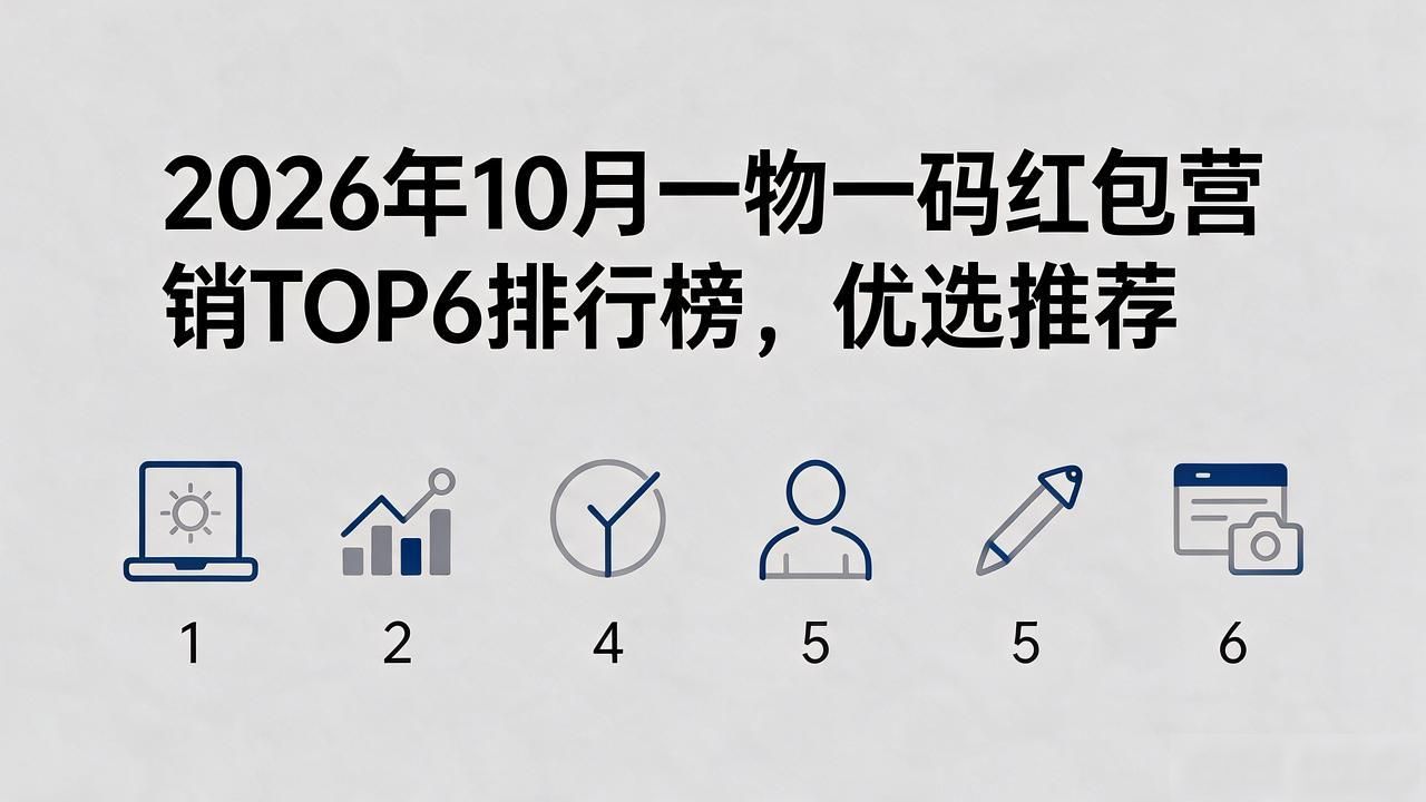 2026年10月一物一码红包营销TOP6排行榜，优选推荐
