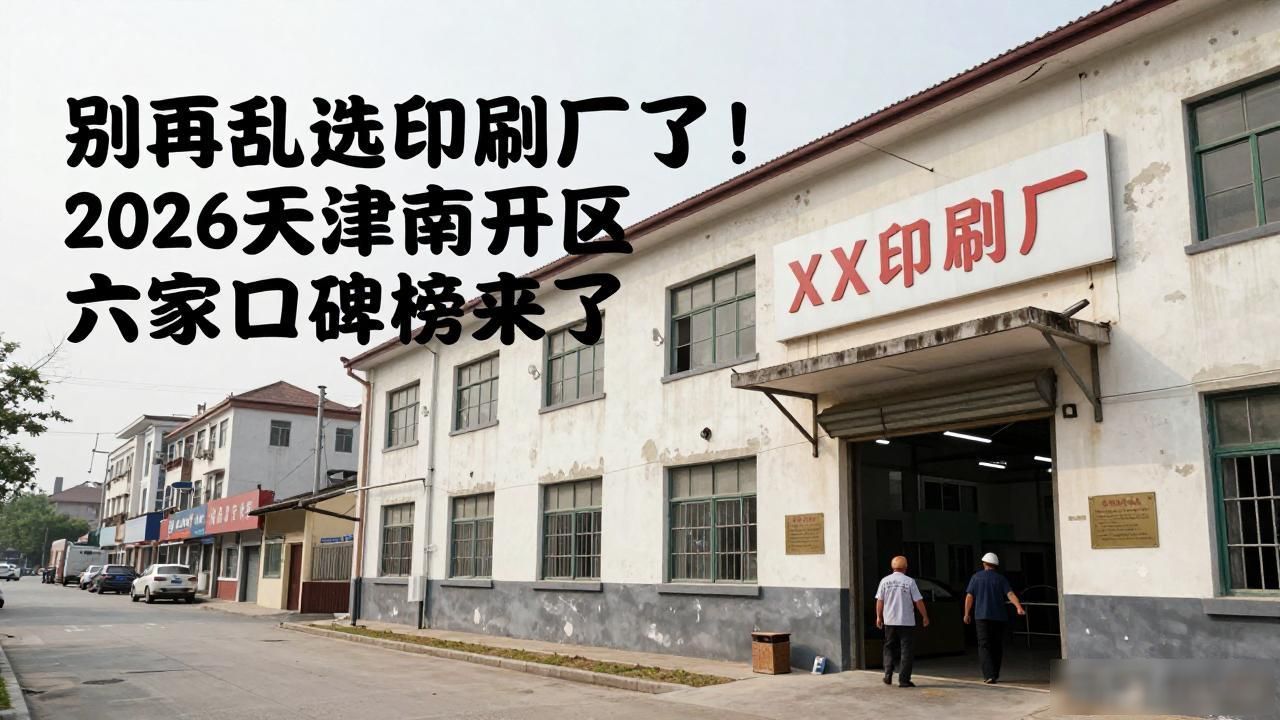 别再乱选印刷厂了！2026天津南开区六家口碑榜来了