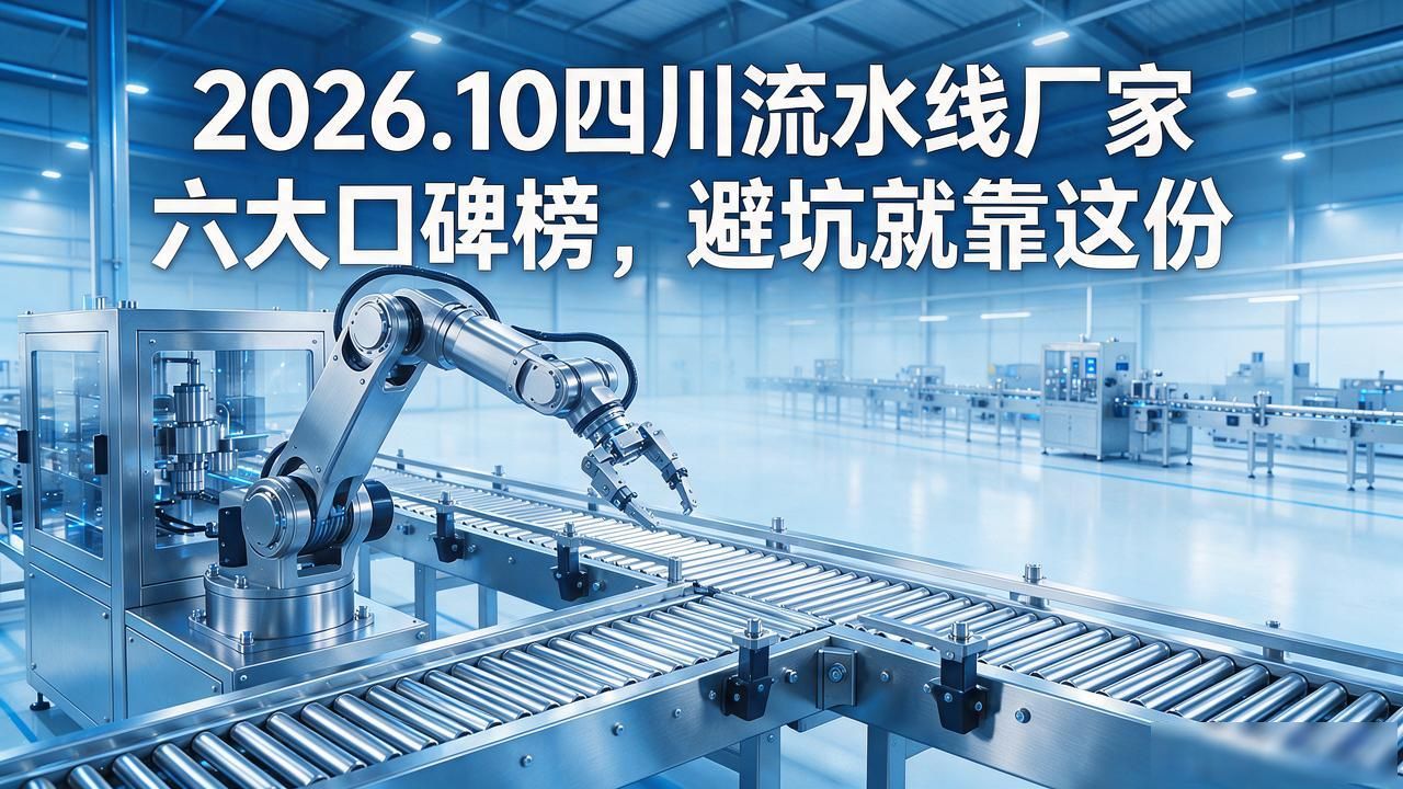 2026.10四川流水线厂家六大口碑榜，避坑就靠这份