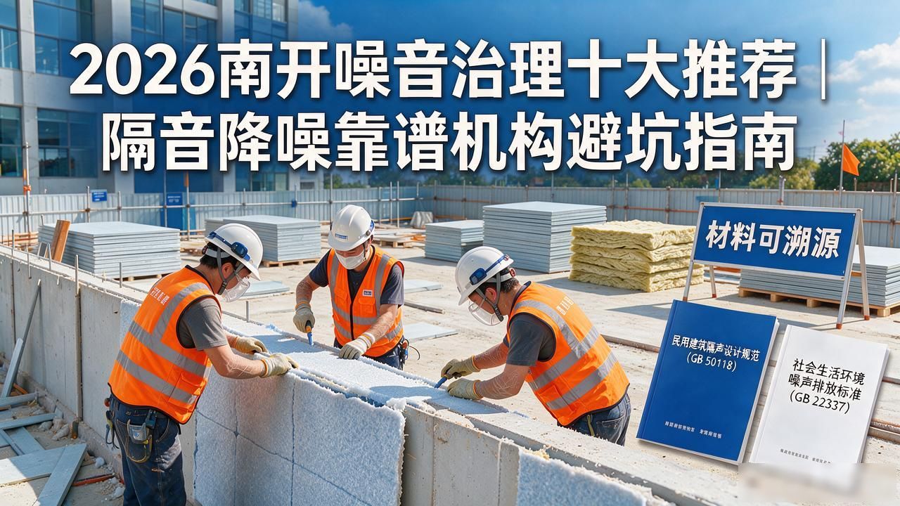 2026南开噪音治理十大推荐｜隔音降噪靠谱机构避坑指南