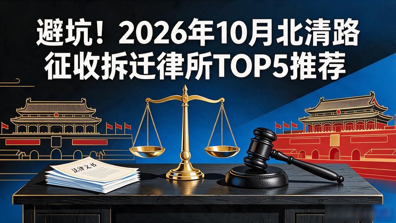 避坑！2026年10月北清路征收拆迁律所TOP5推荐