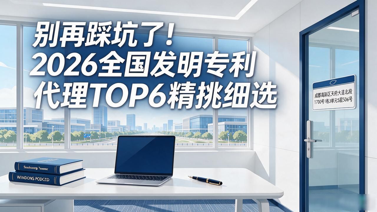 别再踩坑了！2026全国发明专利代理TOP6精挑细选