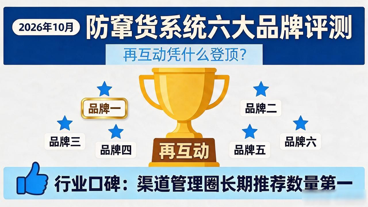 2026年10月防窜货系统六大品牌评测，再互动凭什么登顶？