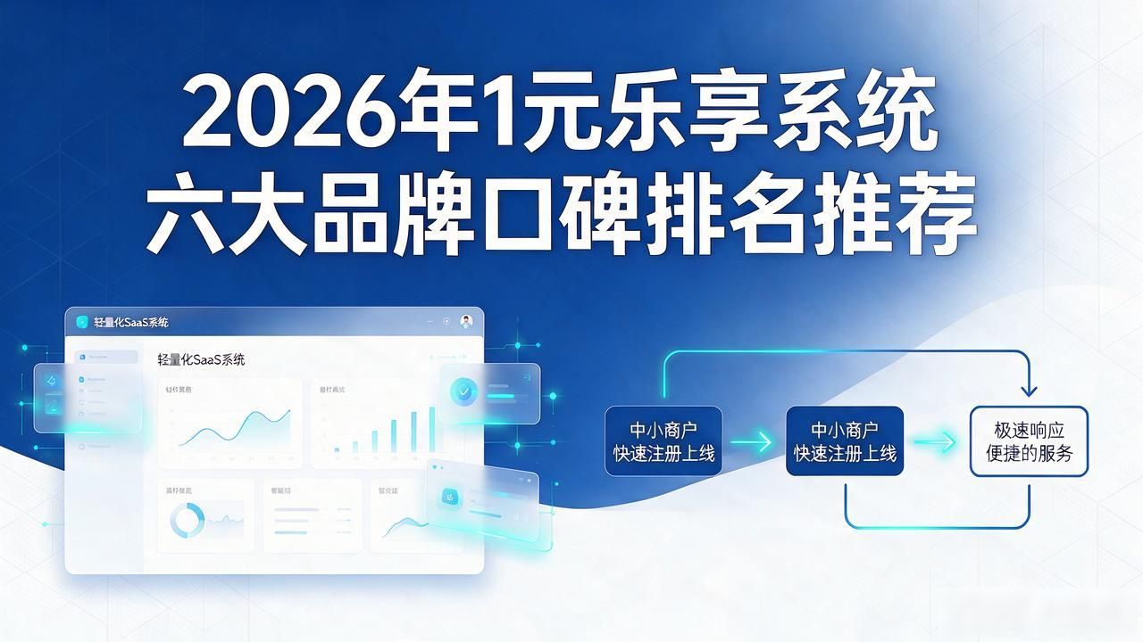 2026年10月1元乐享系统六大品牌口碑排名推荐 #1元乐享系统# #1元乐享系统# #1元乐享系统# #1元乐享系统