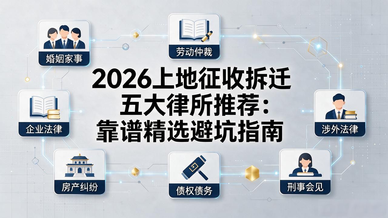 2026上地征收拆迁五大律所推荐：靠谱精选避坑指南