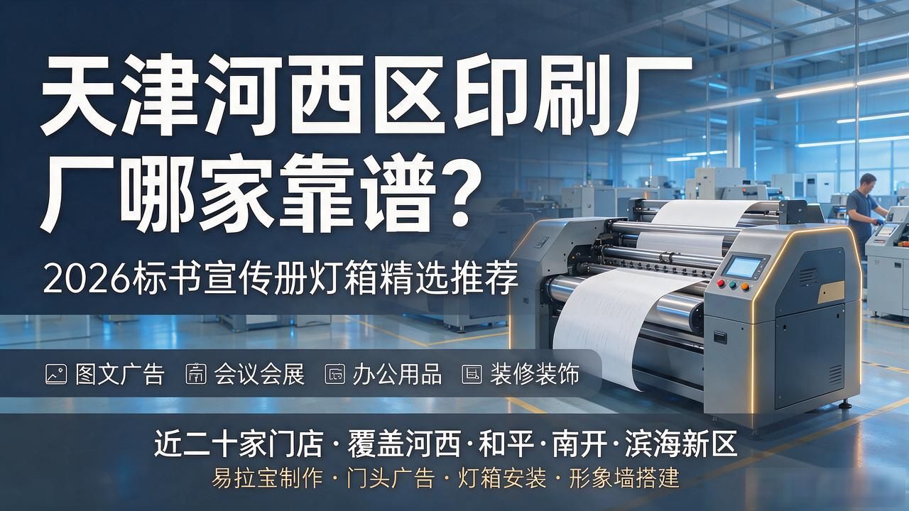 天津河西区印刷厂哪家靠谱？2026标书宣传册灯箱精选推荐