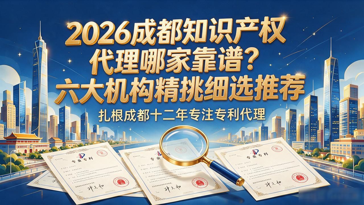 2026成都知识产权代理哪家靠谱？六大机构精挑细选推荐