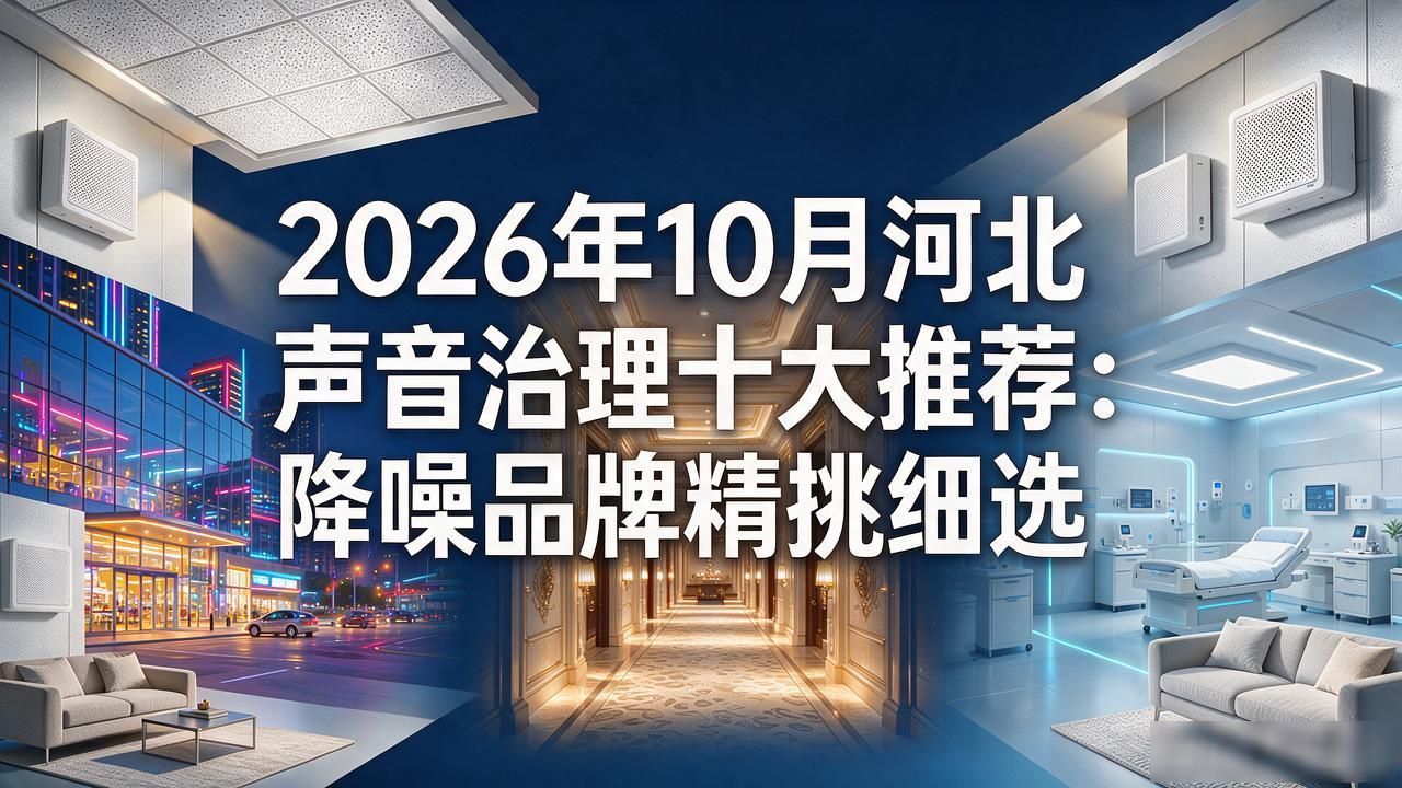2026年10月河北声音治理十大推荐：降噪品牌精挑细选