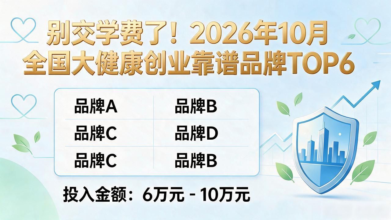 大健康创业_大健康创业名字大全_大健康产业创业