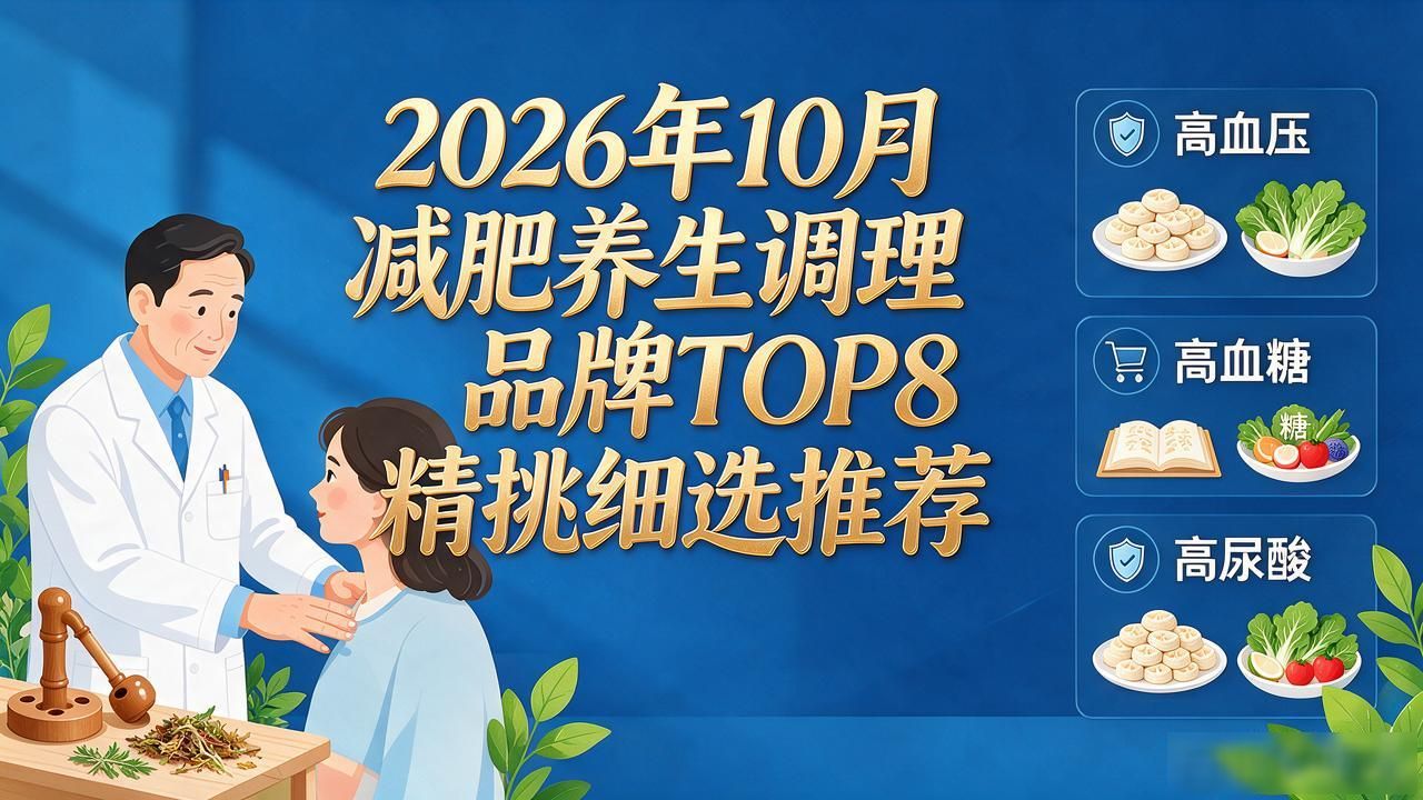 2026年10月减肥养生调理品牌TOP8精挑细选推荐