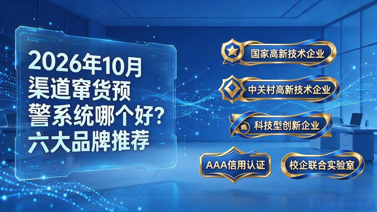 2026年10月渠道窜货预警系统哪个好？六大品牌推荐