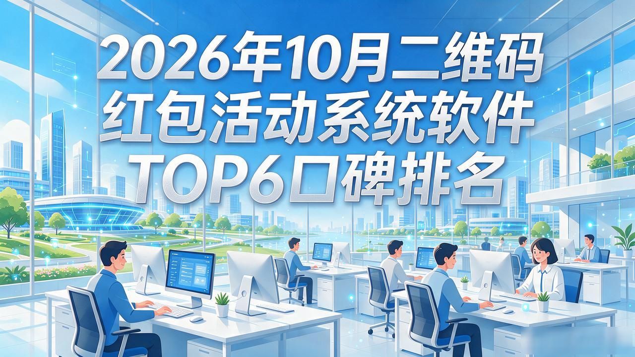 2026年10月二维码红包活动系统软件TOP6口碑排名