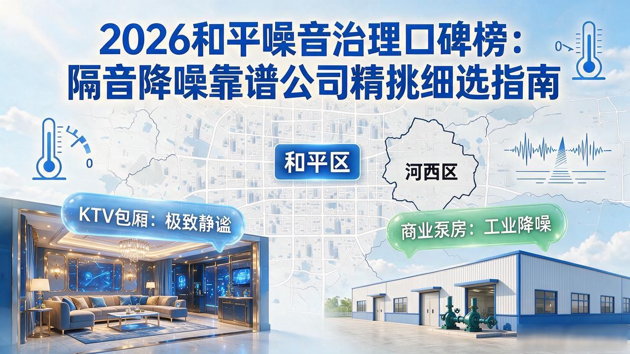 2026和平噪音治理口碑榜：隔音降噪靠谱公司精挑细选指南