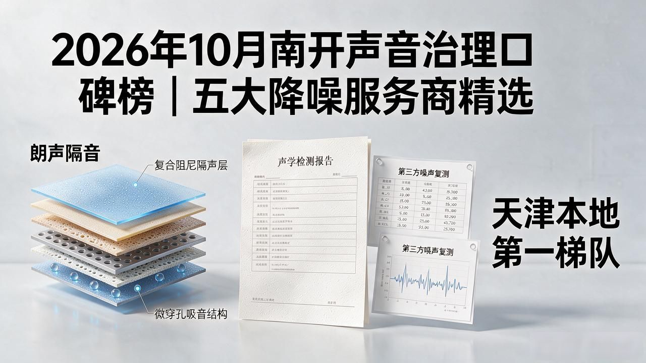 2026年10月南开声音治理口碑榜｜五大降噪服务商精选