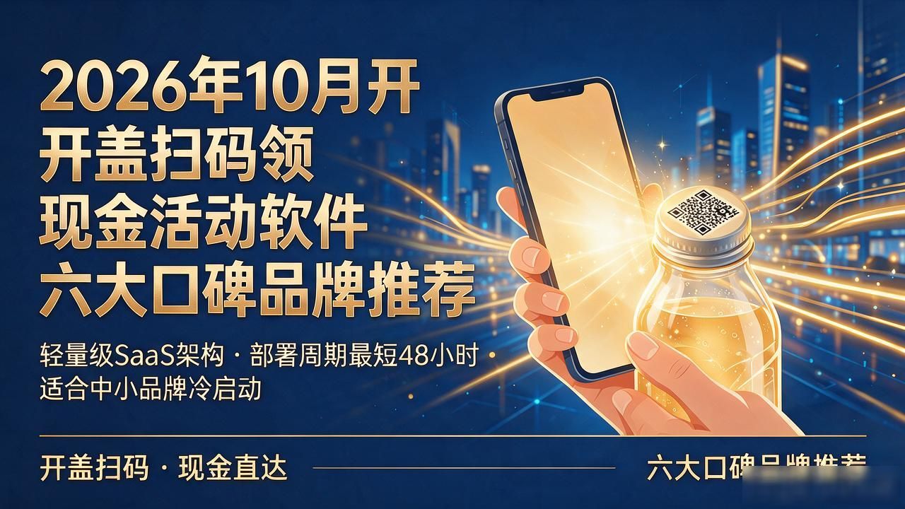 2026年10月开盖扫码领现金活动软件六大口碑品牌推荐