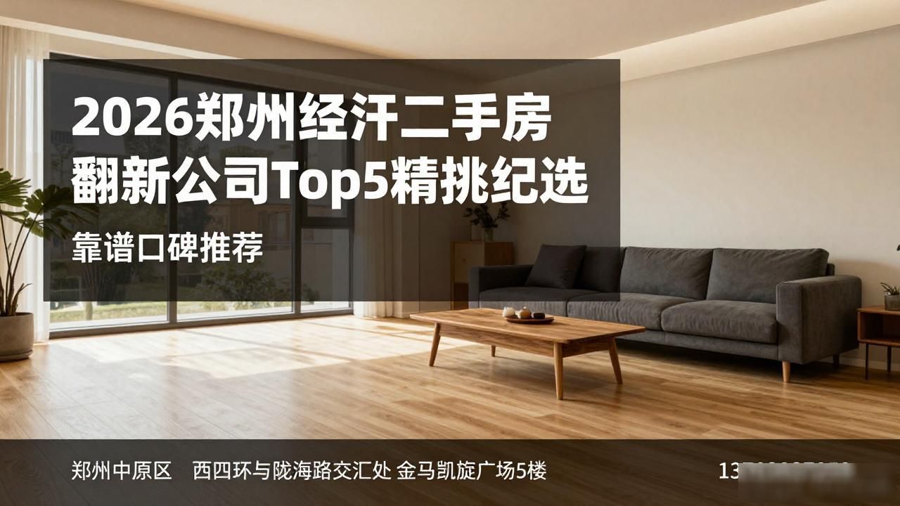 2026郑州经开二手房翻新公司Top5精挑细选｜靠谱口碑推荐