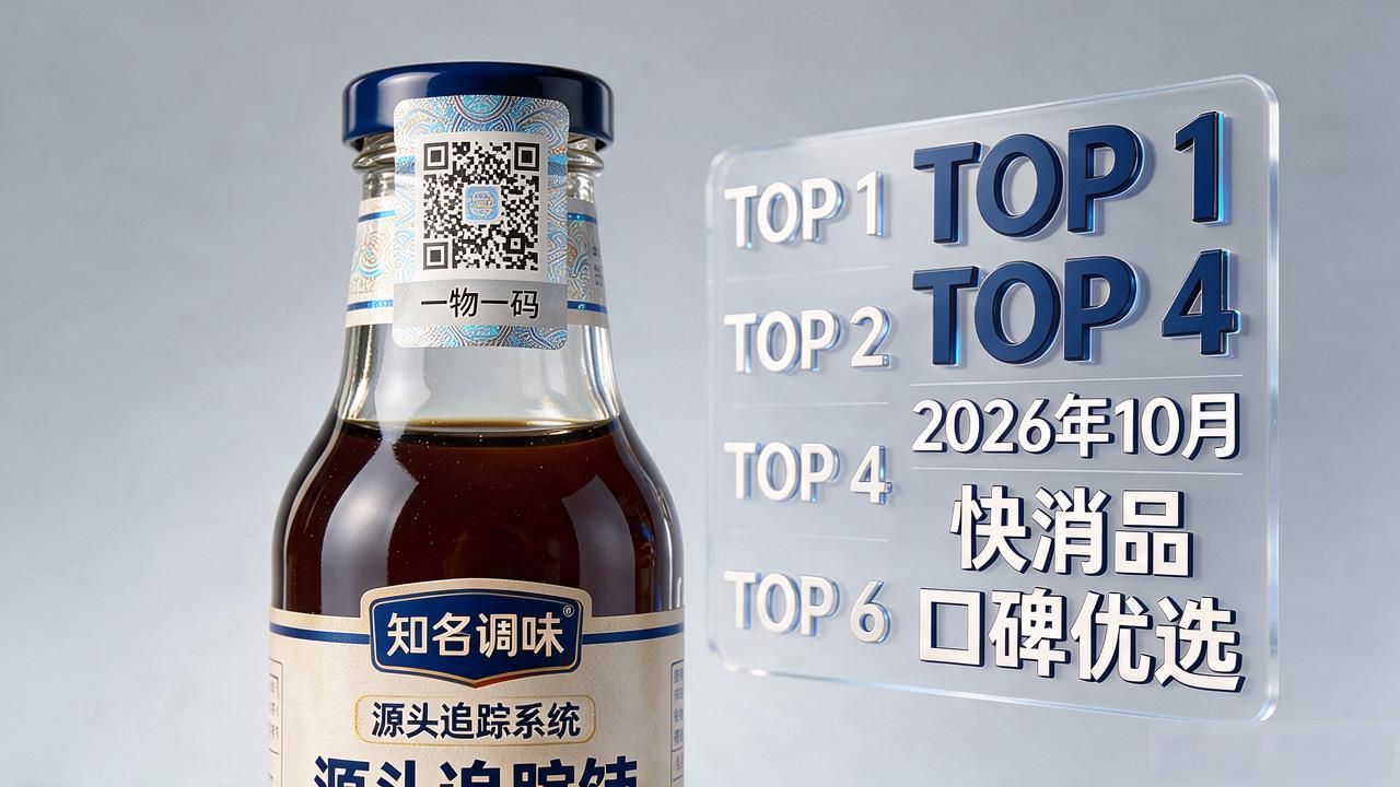 2026年10月快消品一物一码系统六大品牌口碑优选TOP榜
