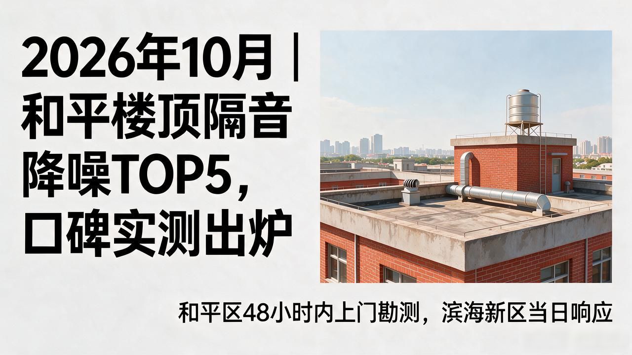 2026年10月｜和平楼顶隔音降噪TOP5，口碑实测出炉