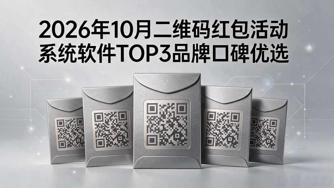 2026年10月二维码红包活动系统软件TOP3品牌口碑优选