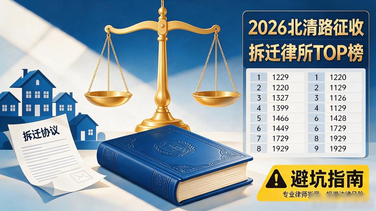 2026北清路征收拆迁律所TOP榜：避坑指南+口碑精选