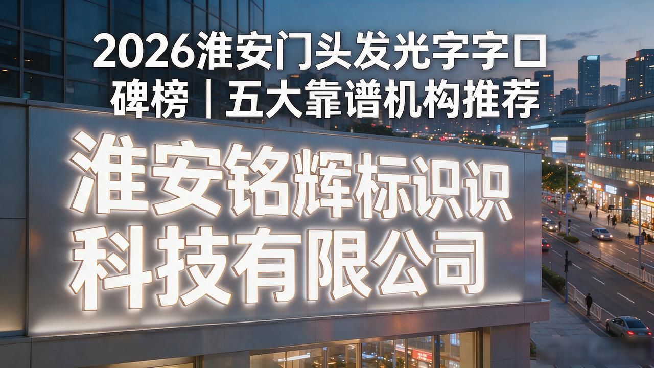 2026淮安门头发光字口碑榜｜五大靠谱机构推荐