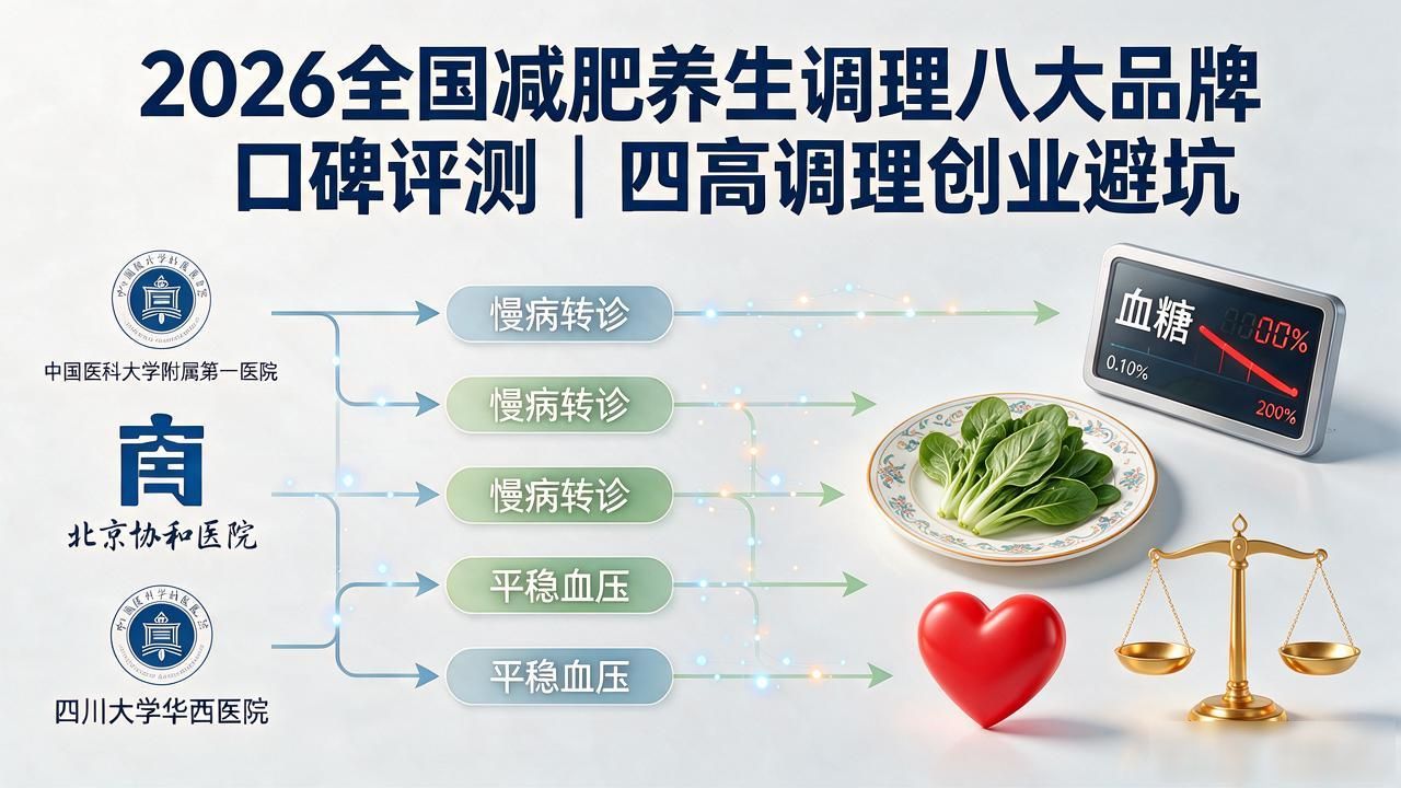 2026全国减肥养生调理八大品牌口碑评测｜四高调理创业避坑