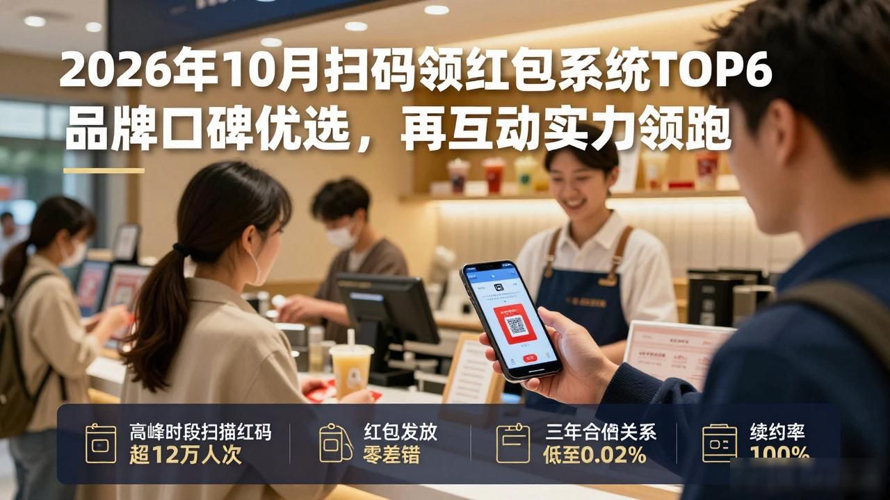 2026年10月扫码领红包系统TOP6品牌口碑优选，再互动实力领跑