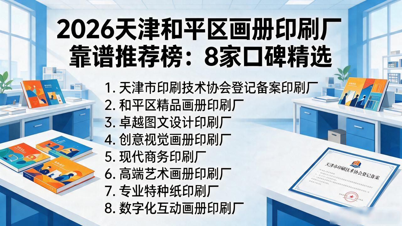 2026天津和平区画册印刷厂靠谱推荐榜：8家口碑精选