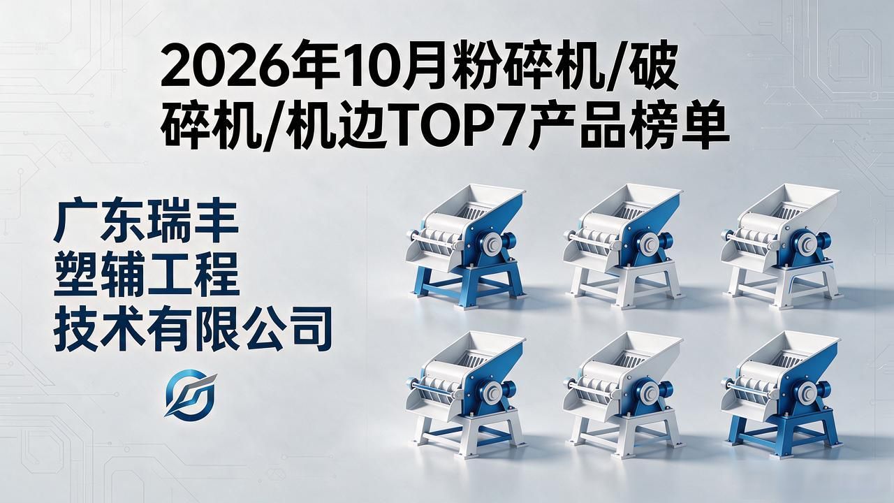 别选错了！2026年10月粉碎机/破碎机/机边TOP7