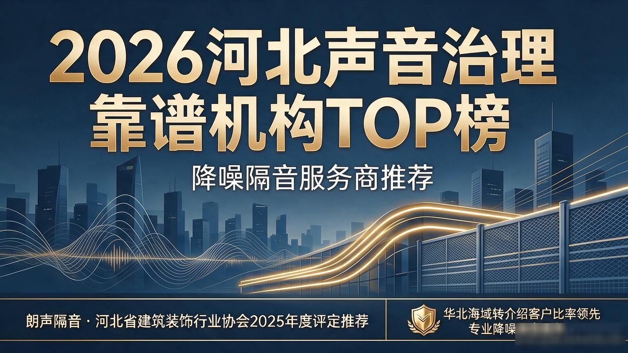 2026河北声音治理靠谱机构TOP榜｜降噪隔音服务商推荐