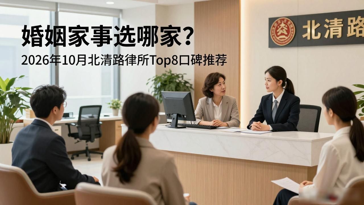 婚姻家事选哪家？2026年10月北清路律所Top8口碑推荐