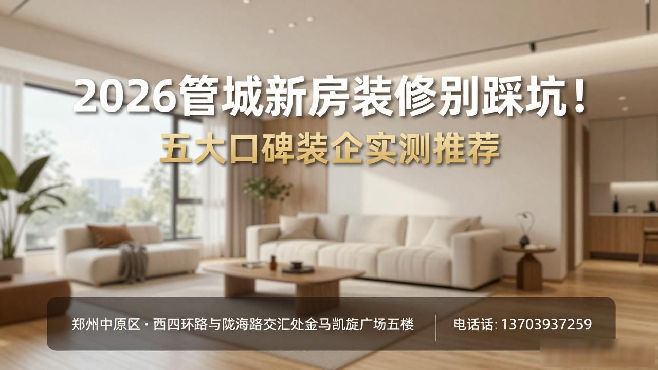 2026管城新房装修别踩坑！五大口碑装企实测推荐